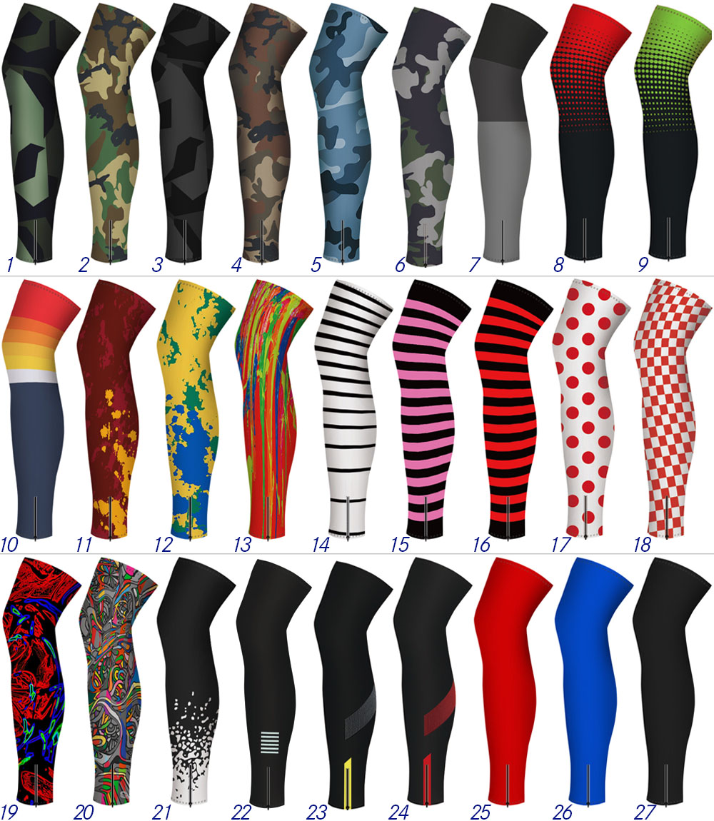 Cycling Gear Man - Грелки для велоспорта из термофлиса, наколенник