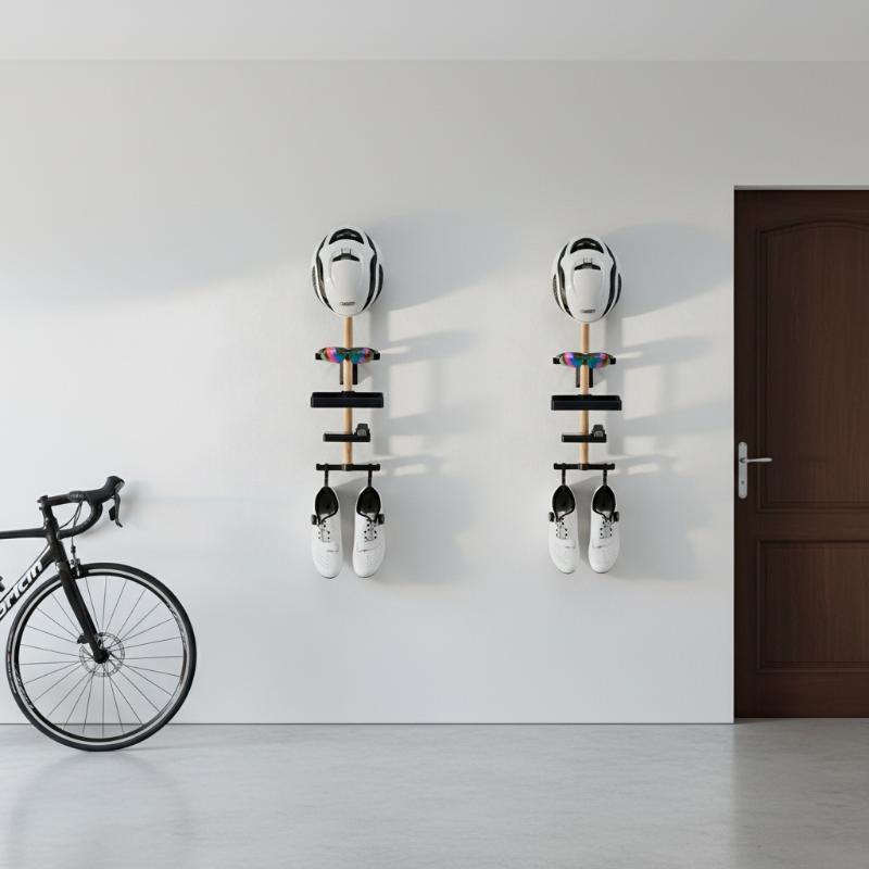 Cycling Gear Wall Storage - Настольный органайзер-держатель для велосипеда, 1 комплект: