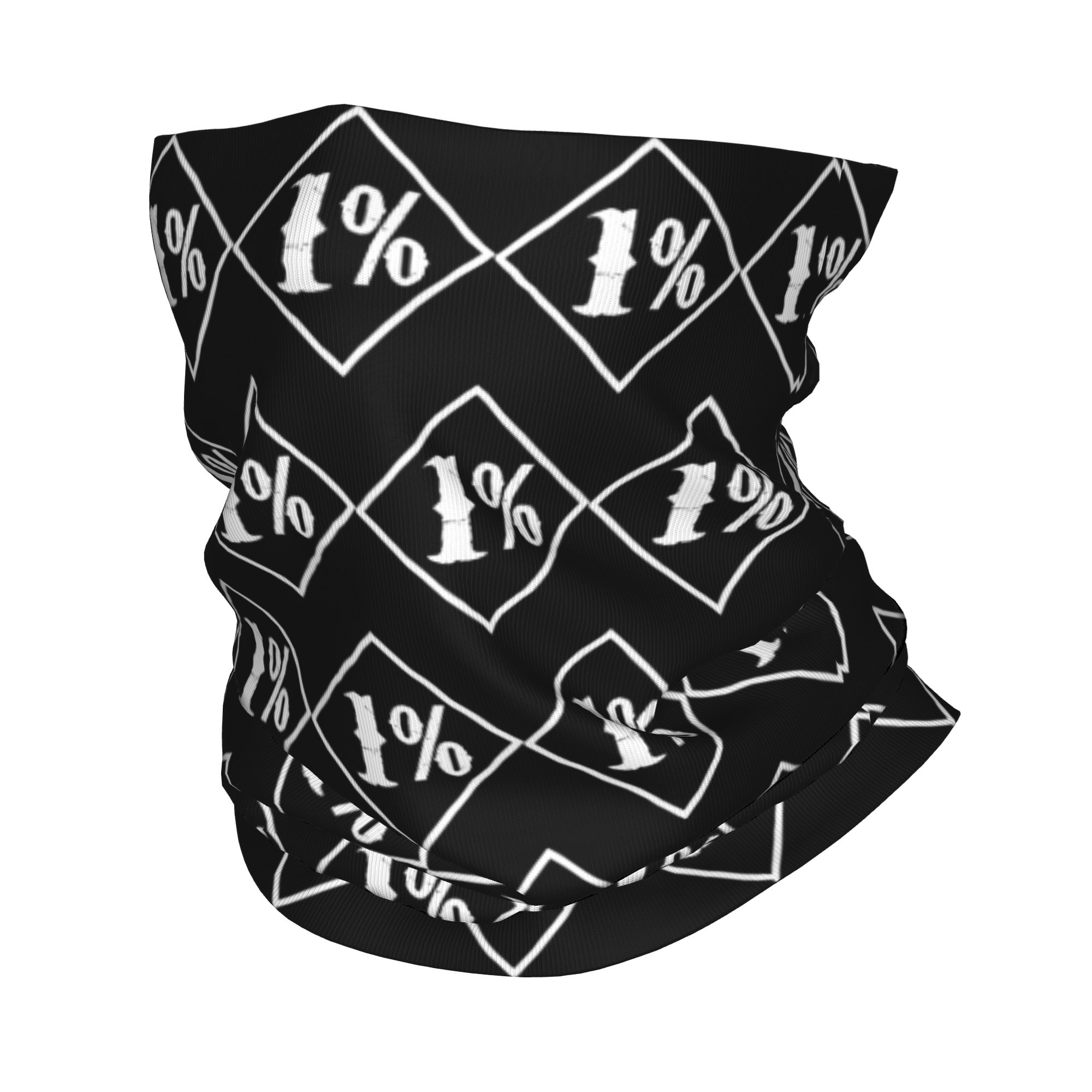 Cycling Face Mask - Многофункциональная маска-бандана 1% Bandana с принтом