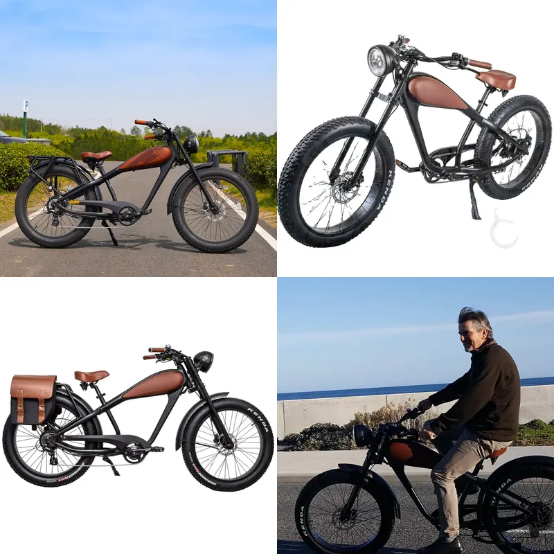 Road Bike Tire - Электрический винтажный велосипед OEM 750 Вт
