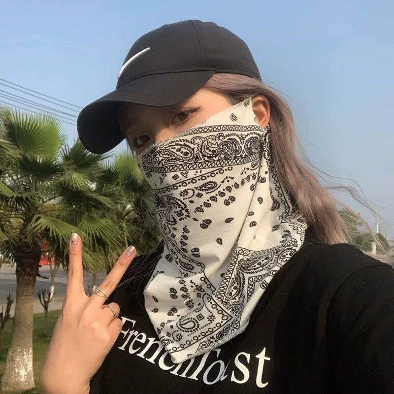 Модная панк-маска от солнца дл – обзор и цена Cycling Face Mask
