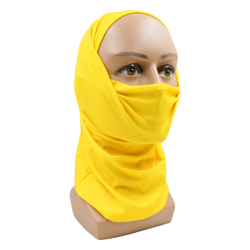 Желтые многофункциональные вел – обзор и цена Cycling Face Mask