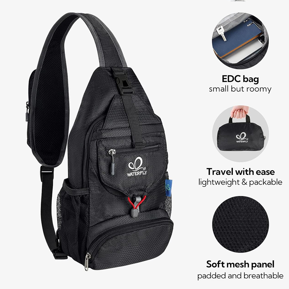 Нагрудная сумка WATERFLY, мале – обзор и цена Cycling Backpack
