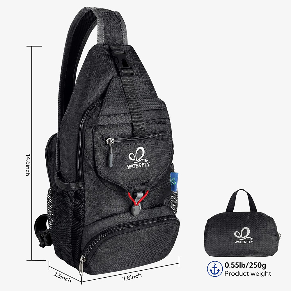 Нагрудная сумка WATERFLY, мале – обзор и цена Cycling Backpack