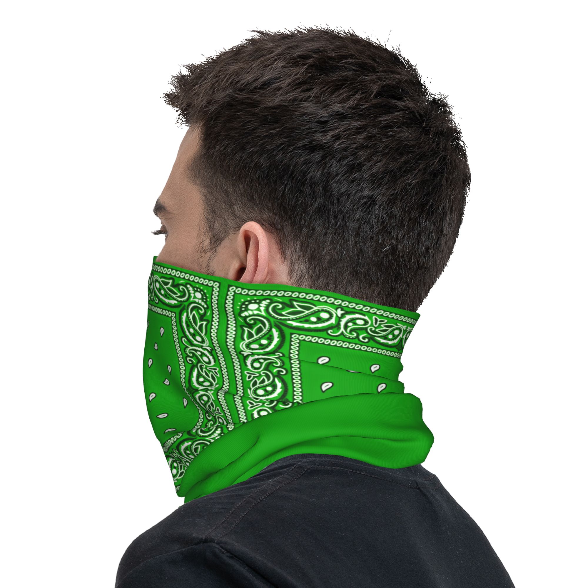 Зеленая бандана-балаклава для  – обзор и цена Cycling Face Mask